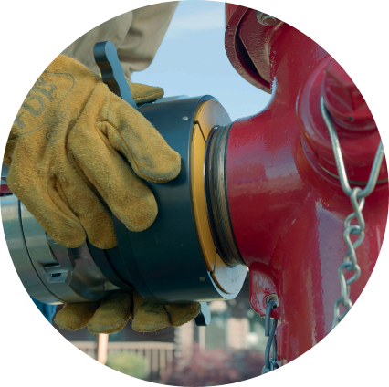 Step 4 Hydrant Connection