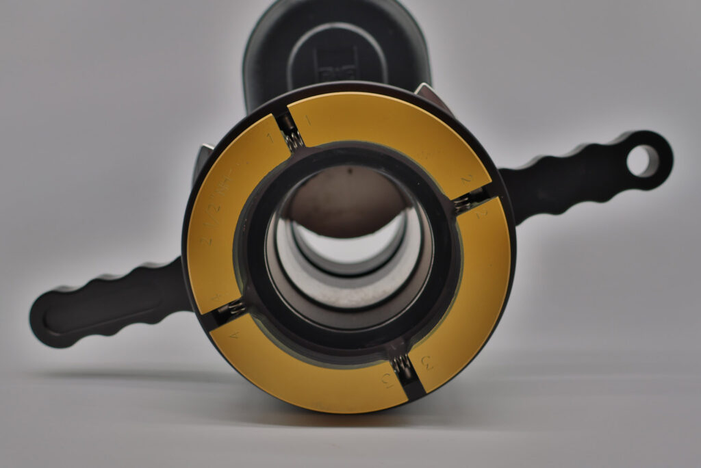 Hy-Conn valve system with high-volume hose connection.